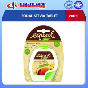EQUAL STEVIA TABLET 200'S